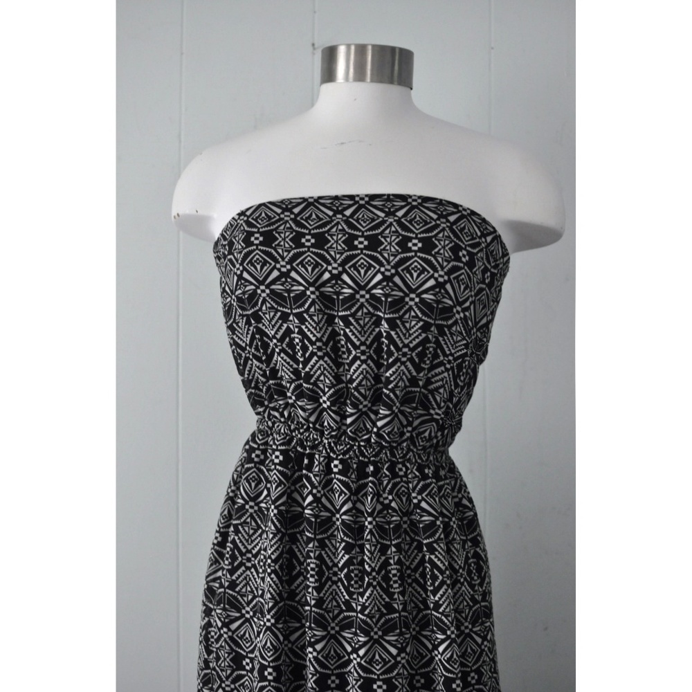 Halter Maxi Dress Tribal Boho Pattern